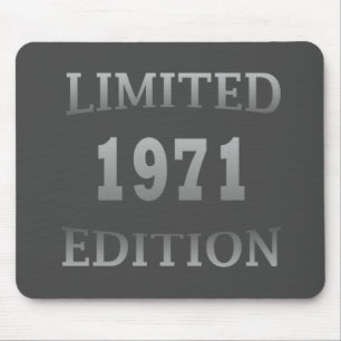 1971 geboren Elegantes modernes Geburtstagsgeschen Mousepad