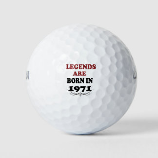 1971 GEBORENE LEGENDS GOLFBALL