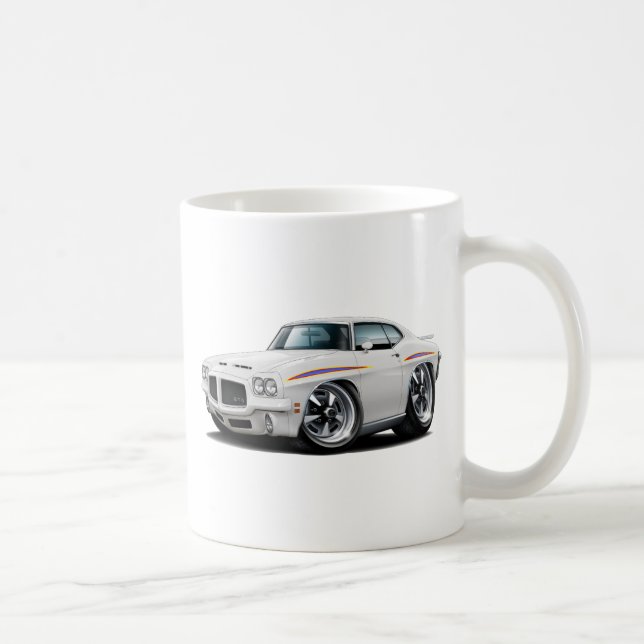 1971 GTO Richter-Weiß-Auto Kaffeetasse (Rechts)