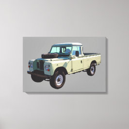 1971 Land Rover Lieferwagen Truck Leinwanddruck