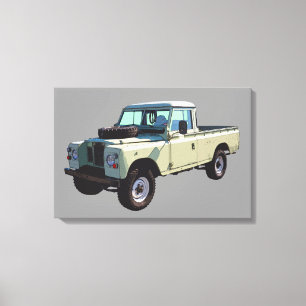 1971 Land Rover Pickup Truck Leinwanddruck