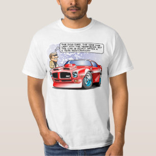 1971 Muskel-Auto-Wiederherstellungs-Cartoon T-Shirt