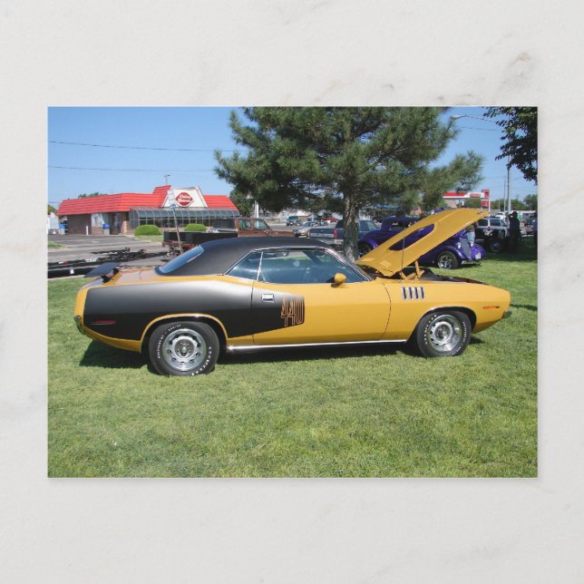 1971 Plymouth "Cuda" 440 Postkarte (Vorderseite)