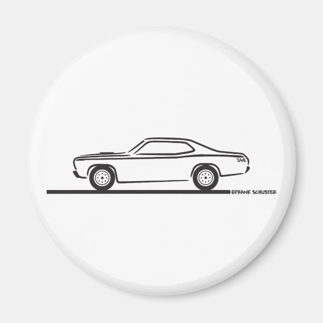 1971 Plymouth Duster Magnet (Vorne)