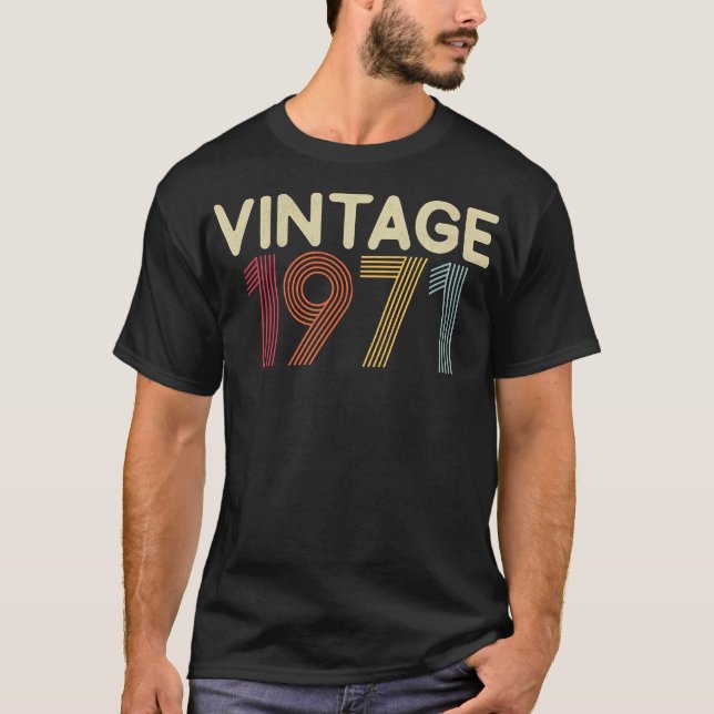 1971 Vintager T - Shirt (Vorderseite)