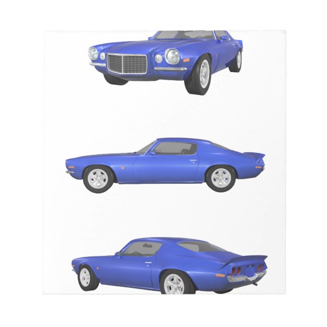 1972 Camaro: Notizblock (Vorderseite)