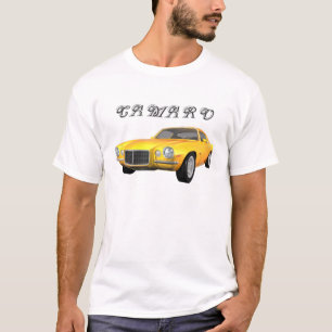 1972 Camaro Z28 : Muscle Car : Fin jaune : T-shirt