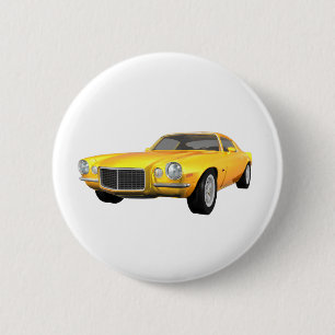 1972 Camaro Z28: Muskelwagen: Gelbes Finish: Button