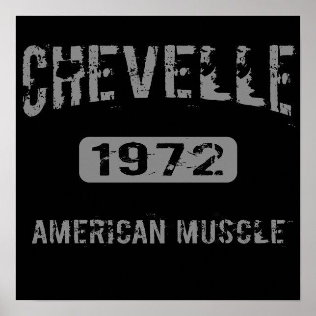 1972 Chevelle American Muscle Poster (Vorne)