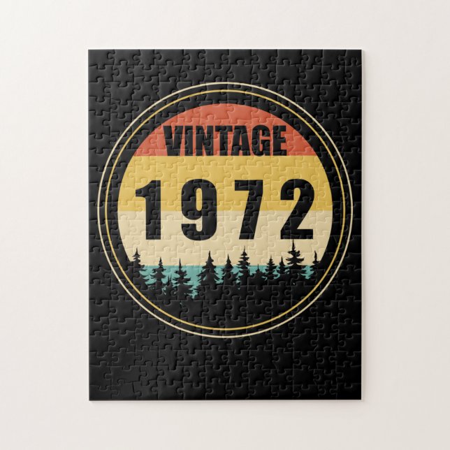 1972 Geboren Vintage (Vertikal)