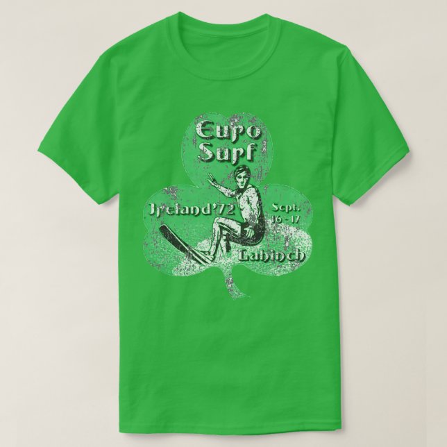 1972 Irland Euro Surf Lahinch Irland T-Shirt (Design vorne)