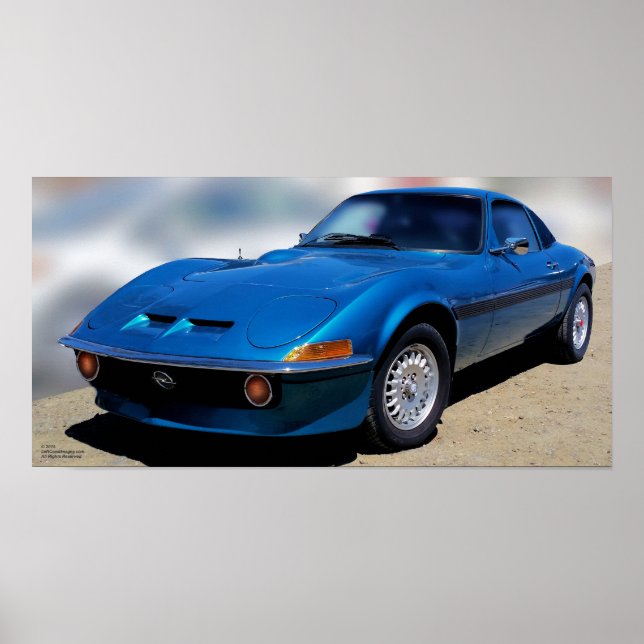 1972 Opel GT Poster (Vorne)