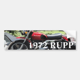 1972 Rupp-Motorrad Autoaufkleber