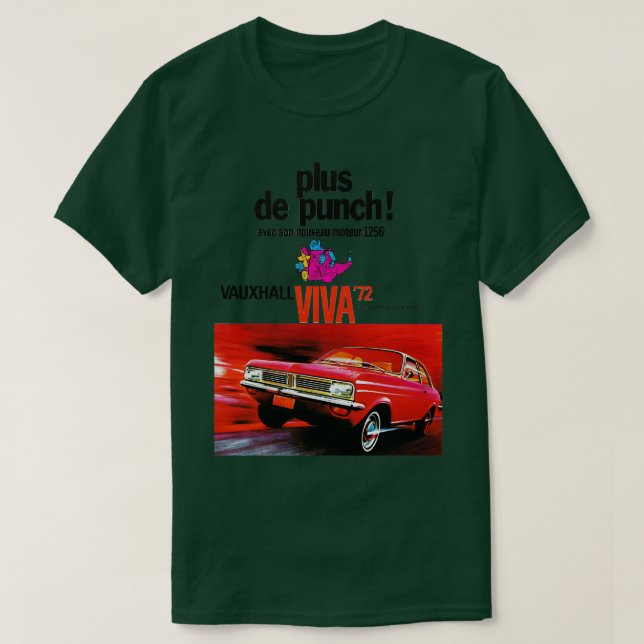 1972 VAUXHALL VIVA Français et TShirt 1 (Design devant)