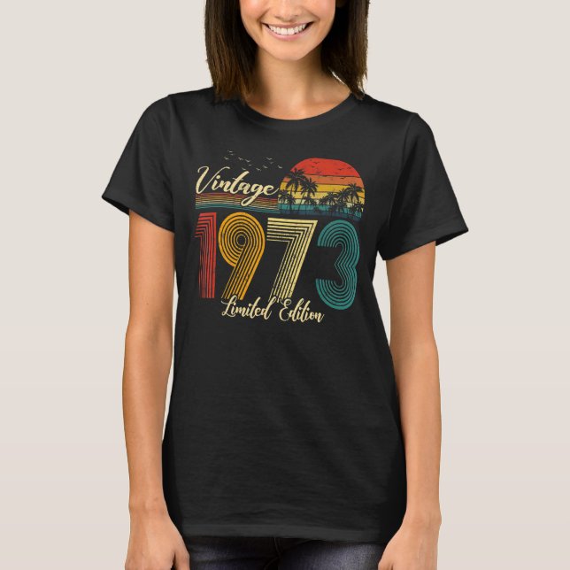 1973 49. Geburtstag 49. T-Shirt (Vorderseite)