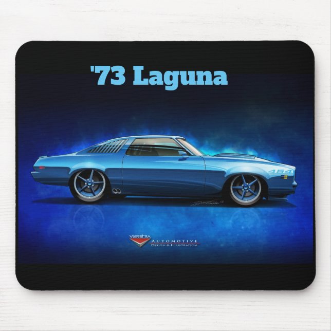 1973 Chevelle Laguna Gewohnheit - Mausunterlage Mousepad (Vorne)