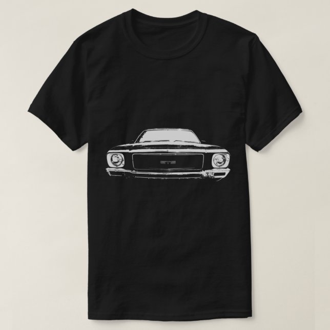 1973 Holden Monaro. T-Shirt (Design vorne)