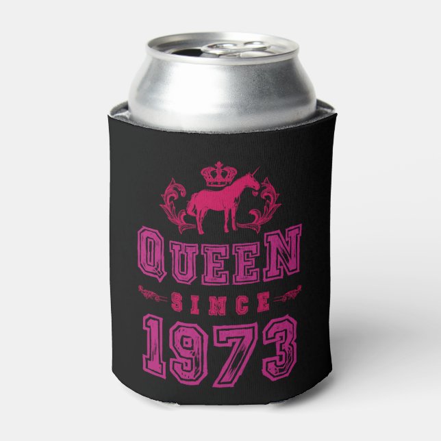 1973 Königin Unicorn Dosenkühler (Kanne Vorderseite)