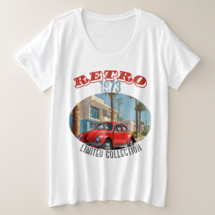 1973 RETRO - RETRO REVIVAL (BEGRENZTE SAMMLUNG) GROßE GRÖßE T-Shirt