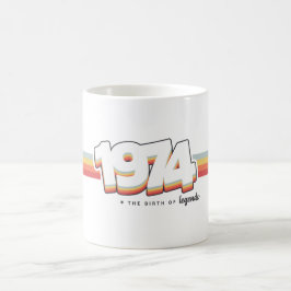 1974 Die Geburt von Legenden Kaffeetasse