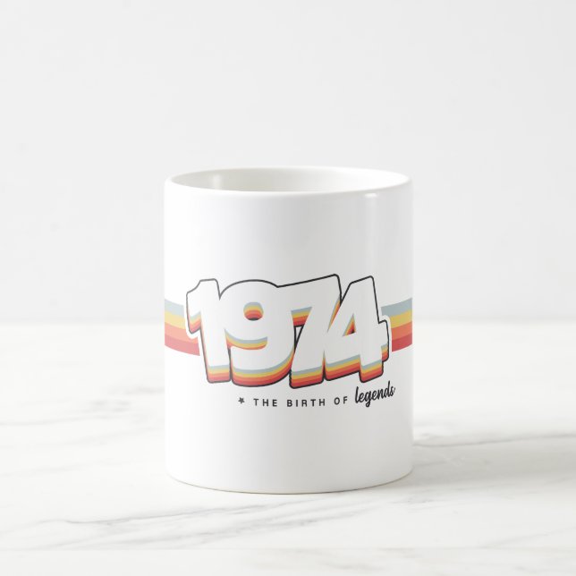 1974 Die Geburt von Legenden Kaffeetasse (Mittel)