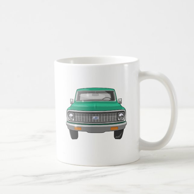 1974 grüner Chevy LKW Kaffeetasse (Rechts)