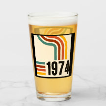 1974 Retro Vintage Poster 50. Geburtstag