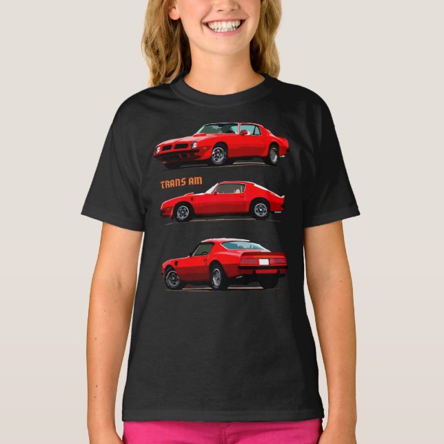 1974 Trans Am 455 Muscle Car Premium T - Shirt (Vorderseite)