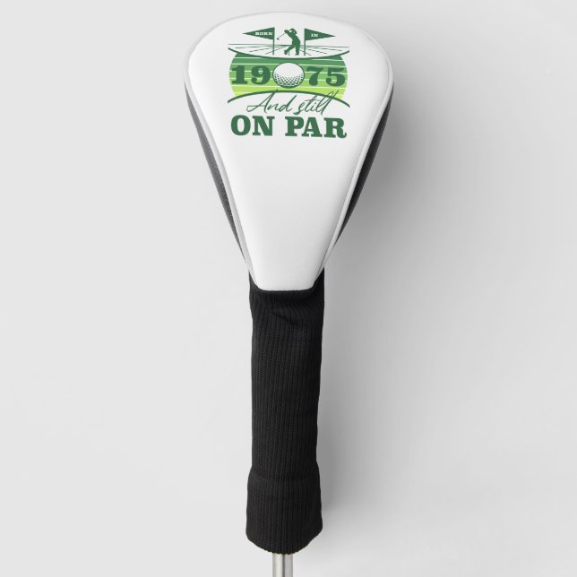 1975 50. Birthday Golf Spaß Golf Headcover (Vorderseite)