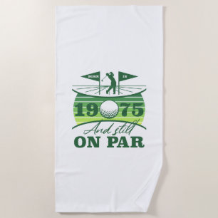 1975 50. Birthday Golf Spaß Strandtuch
