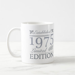 1975 Limited Edition 50. Geburtstag Kaffeetasse