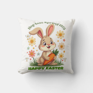 1975 Retro Spring Bunny Kissen