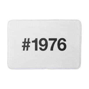 1976 Hashtag 49 Jahre Geburtstag Badematte