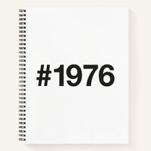 1976 Hashtag 49 Jahre Geburtstag Notizbuch