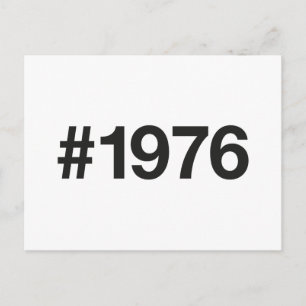 1976 Hashtag 49 Jahre Geburtstag Postkarte