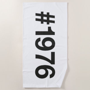 1976 Hashtag 49 Jahre Geburtstag Strandtuch