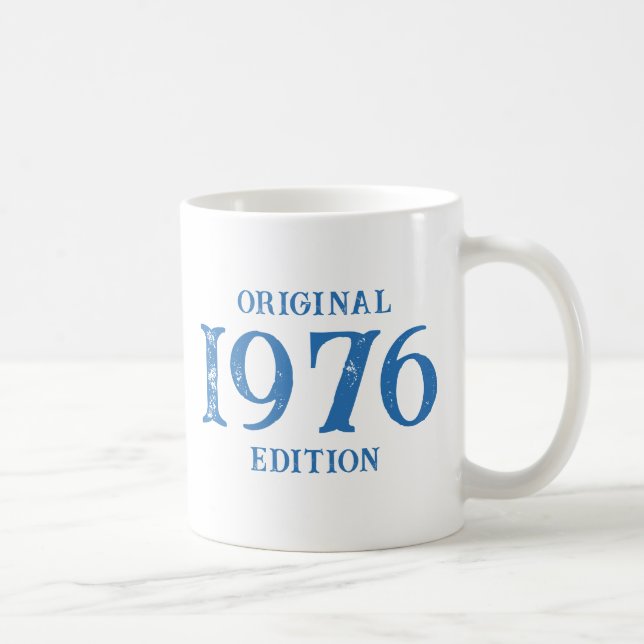 1976 Original Edition in ocean blue Kaffeetasse (Rechts)