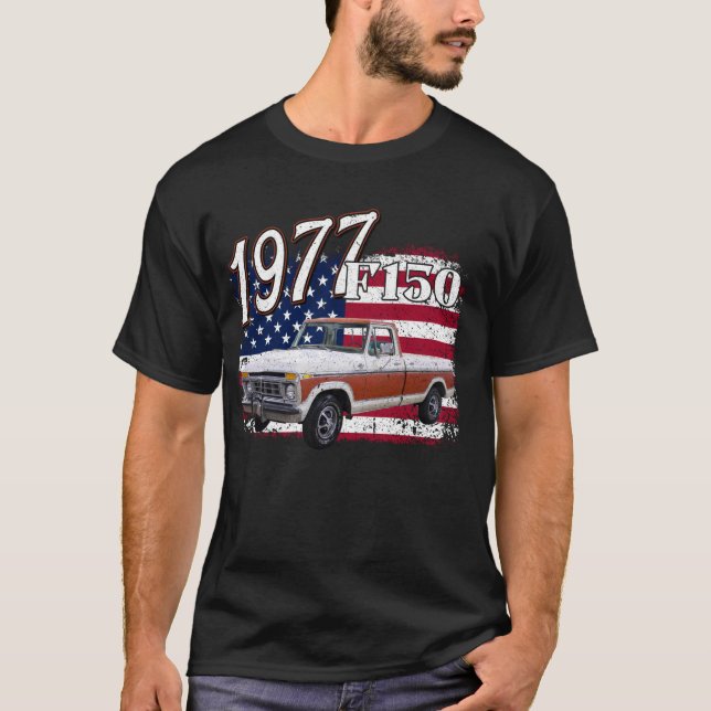 1977 77 f150 4. Juli Amerikaner T-Shirt (Vorderseite)
