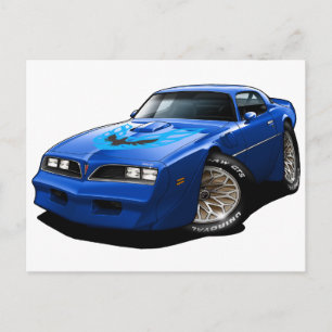 1977-78 Trans Am Blue Postkarte