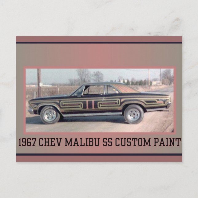 1977 CHEV SS 2 POSTKARTE (Vorderseite)