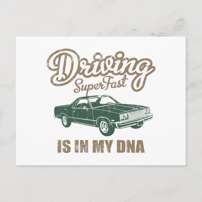 1977 Chevrolet El Camino Postkarte (Vorderseite)