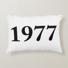 1977 für Geburtstage, Jahrestage, Feiern Zierkissen