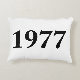 1977 für Geburtstage, Jahrestage, Feiern Zierkissen