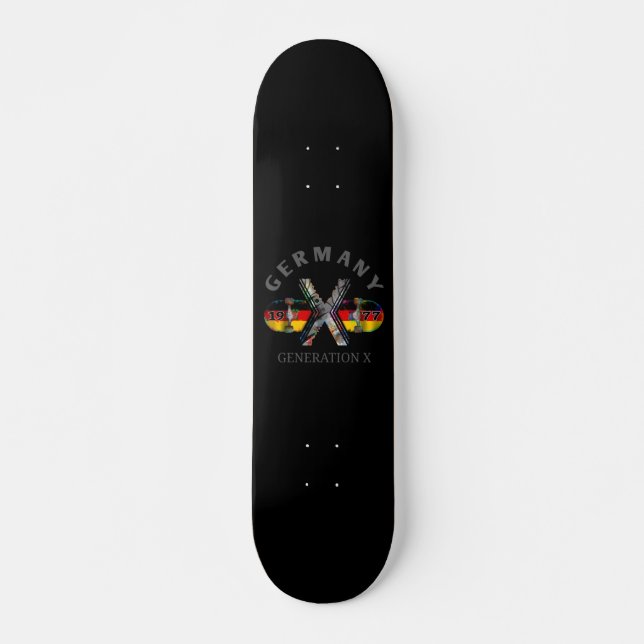 1977 Generation X Deutschland Skateboard (Vorne)