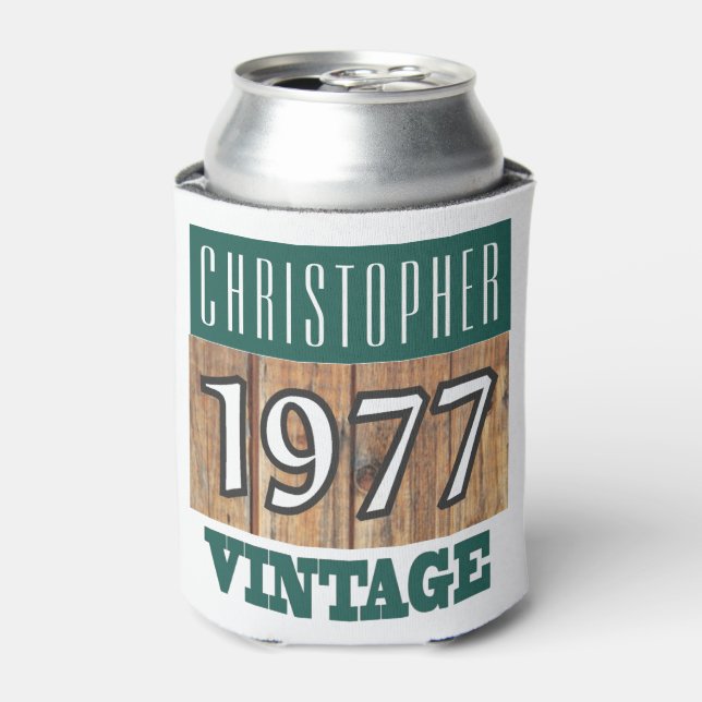 1977 Jahr der Geburt Can Cooler Dosenkühler (Kanne Vorderseite)