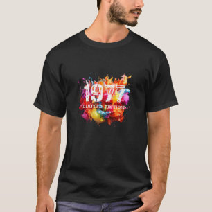 1977 Jahr der Geburt, limitierte Auflage Geburtsta T-Shirt