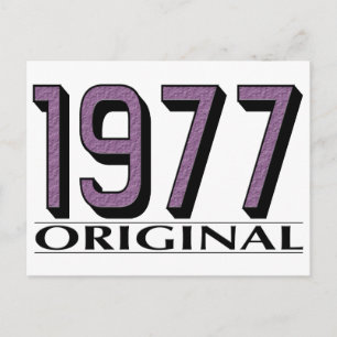 1977 Original Postkarte