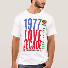 1977 REAL MEN/W SLOW DANCE Men's Basic T - Shirt