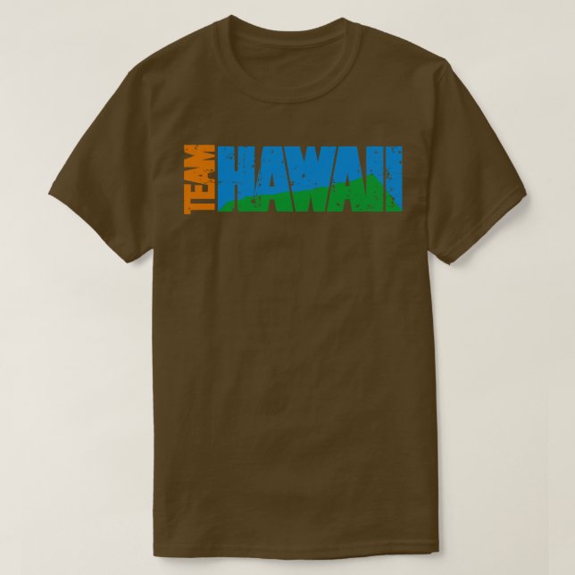 1977 Team Hawaii Vintag Soccer T-Shirt (Design vorne)