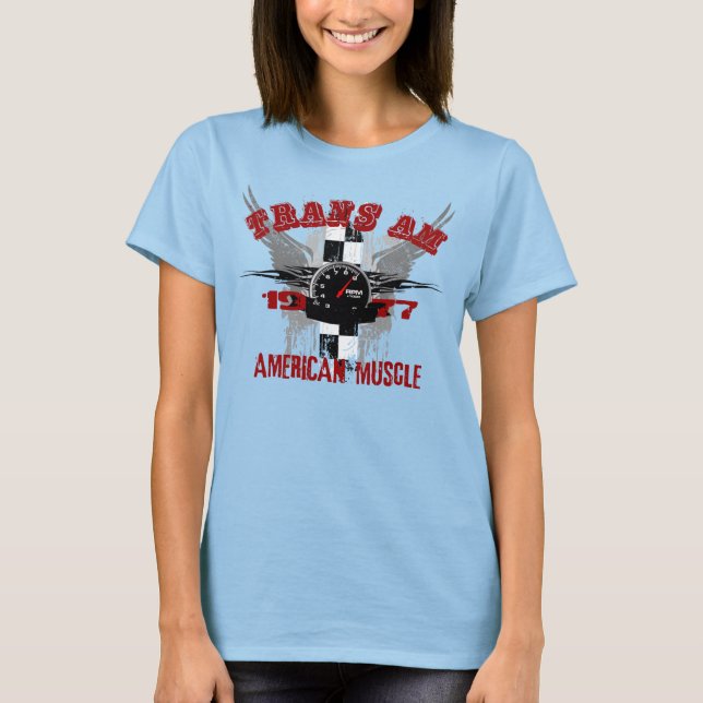 1977 Trans Am Graphic T - Shirt (Vorderseite)
